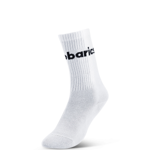 Barebarics - Barefoot Socks - Crew - White - Big logo