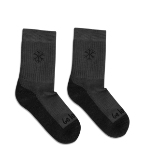 Kids barefoot Socks Be Lenka Kids - Crew - Merino Wool - Grey