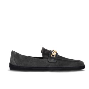 Barefoot Moccasins Be Lenka Prestage - Dark Brown & Gold