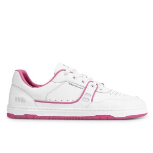 Barefoot Sneakers Barebarics Arise - White & Raspberry Pink