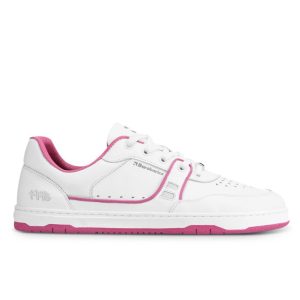 Barefoot Sneakers Barebarics Arise - White & Raspberry Pink