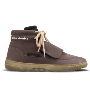 Barefoot Sneakers Barebarics Blizzard - Dark Chocolate Brown