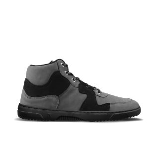Barefoot Sneakers Barebarics Lynx - Dark Grey & Black
