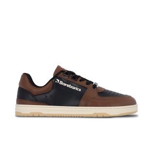 Barefoot Sneakers Barebarics Wave - Black & Dark Brown