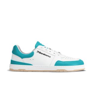 Barefoot Sneakers Barebarics Wave - White & Dark Turquoise