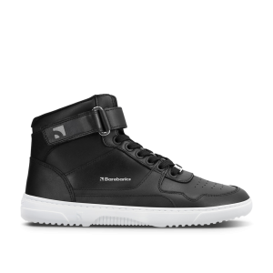 Barefoot Sneakers Barebarics Zing - High Top - Black & White