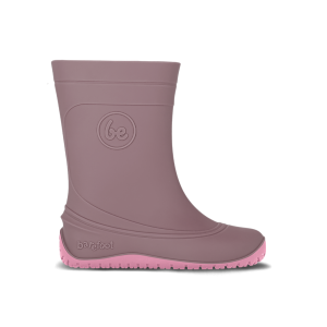 Kids Barefoot Rain Boots Be Lenka Pudds - Misty Pink