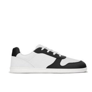 Kids barefoot sneakers Be Lenka Scoot Junior - White & Black
