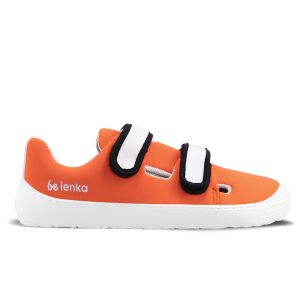 Be Lenka Kids barefoot sneakers Seasiders - Orangy