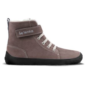 Winter barefoot boots Be Lenka Winter Kids - Chocolate