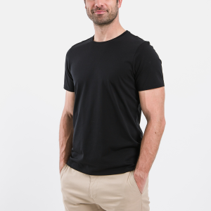 Men’s Round Neck T-shirt Be Lenka Essentials - Jet Black