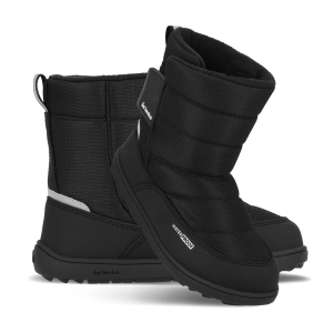 Kid's barefoot snow boots Be Lenka Ailo Kids - All Black