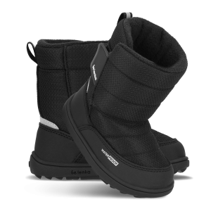 Kid's barefoot snow boots Be Lenka Ailo Preschool - All Black