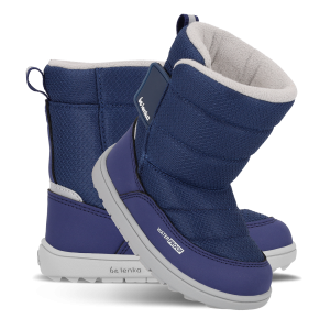 Kid's barefoot snow boots Be Lenka Ailo Preschool - Dark Blue