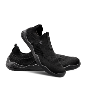 Kids Barefoot Slip-on Shoes Be Lenka Luppo Junior - All Black